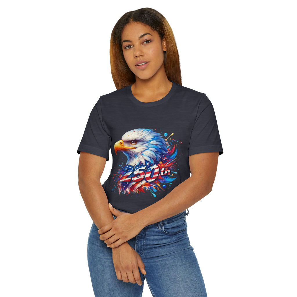 American Eagle 250th Anniversary T-Shirt | Patriotic Independence Design