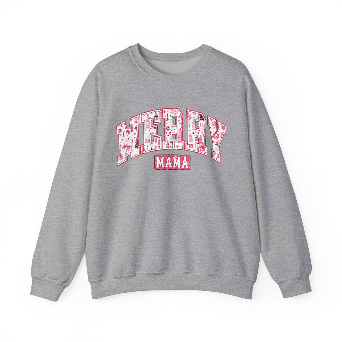 Merry Christmas Mama Sweatshirt | Holiday Mom Sweater
