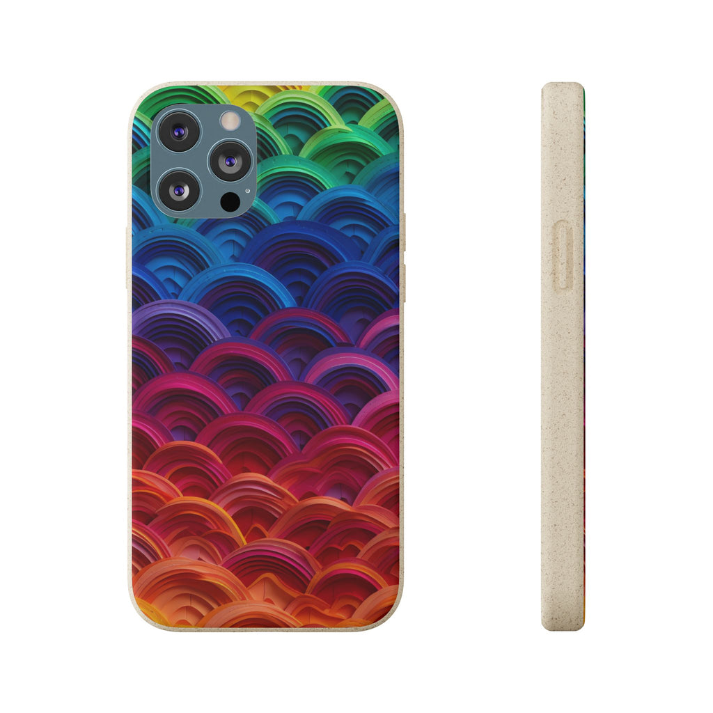 Rainbow Scales Phone Case | Biodegradable Case