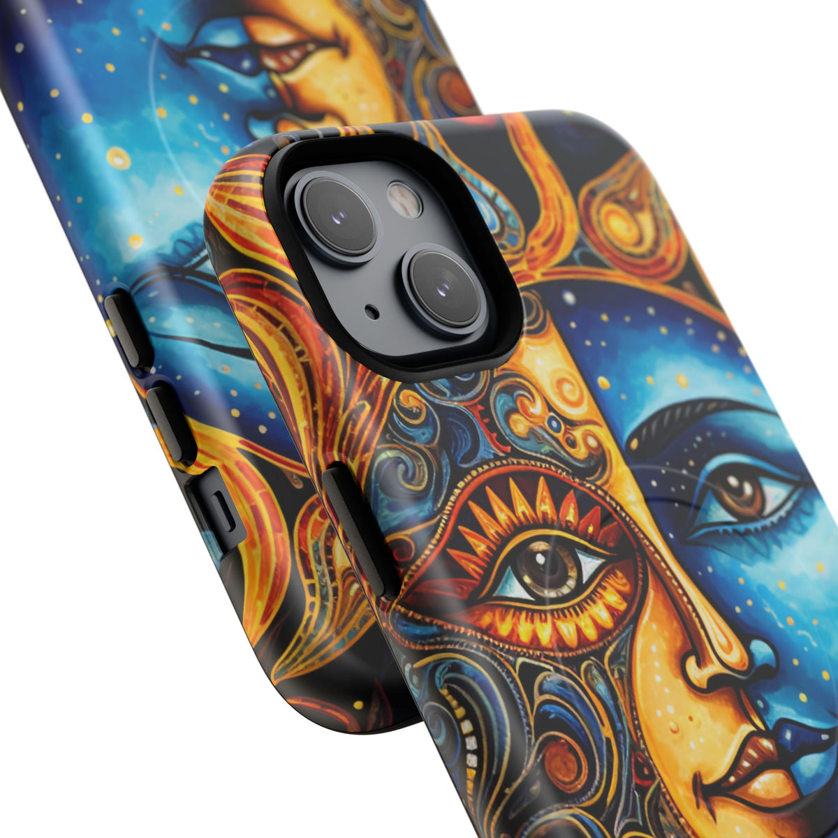 Sun and Moon Face Phone Case | Tough Magnetic Case