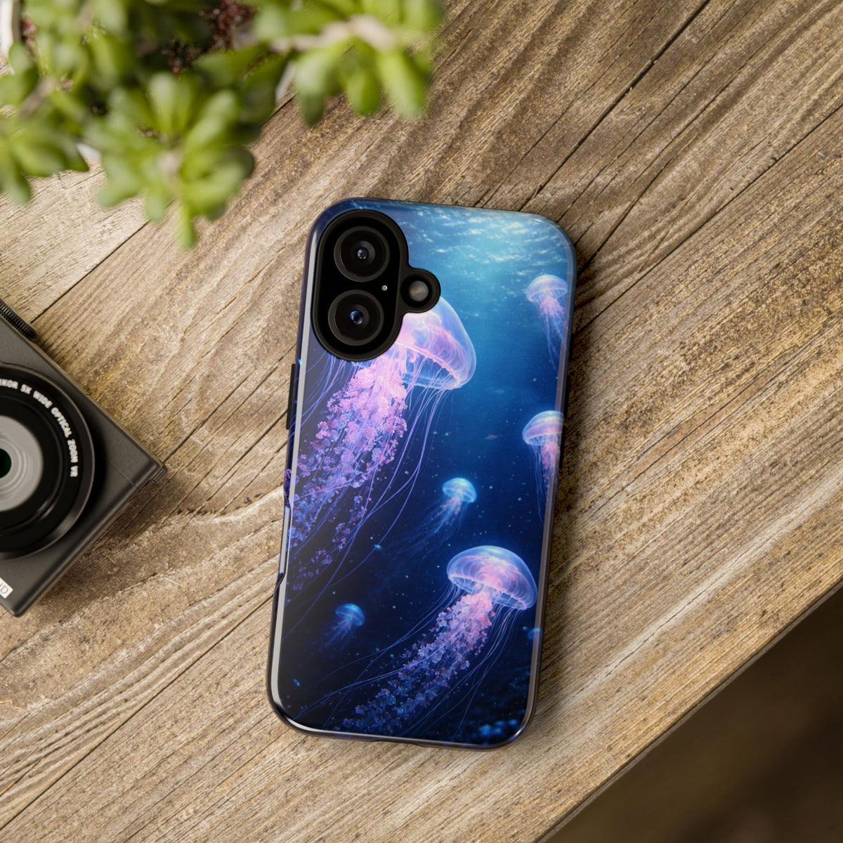 Jellyfish Illustration Phone Case | Tough Case, Ocean Marine Life