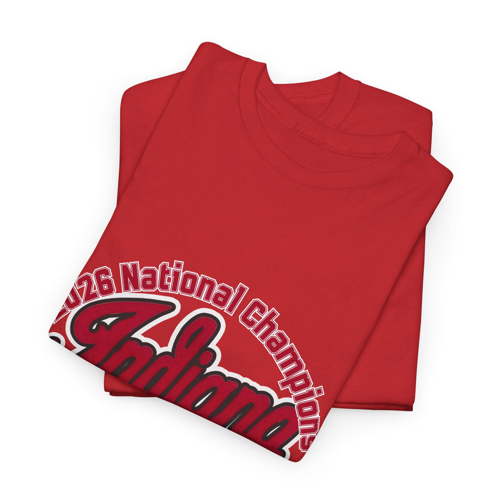 Indiana Hoosiers 2026 Championship T-shirt| IU FOOTBALL Dan Tee