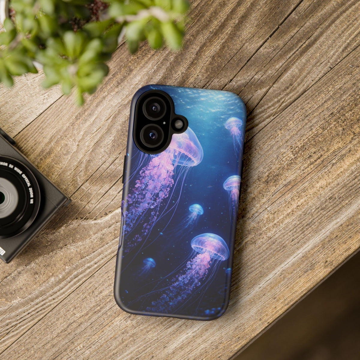 Jellyfish Illustration Phone Case | Tough Case, Ocean Marine Life