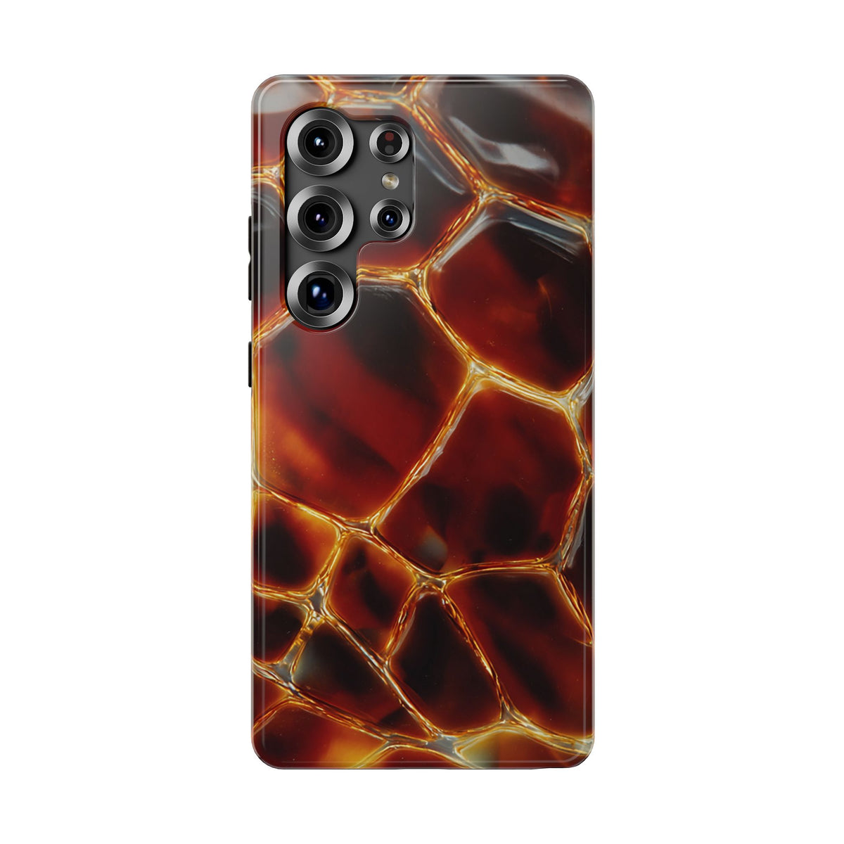 Molten Amber Tortoiseshell Phone Case | Impact-Resistant Case