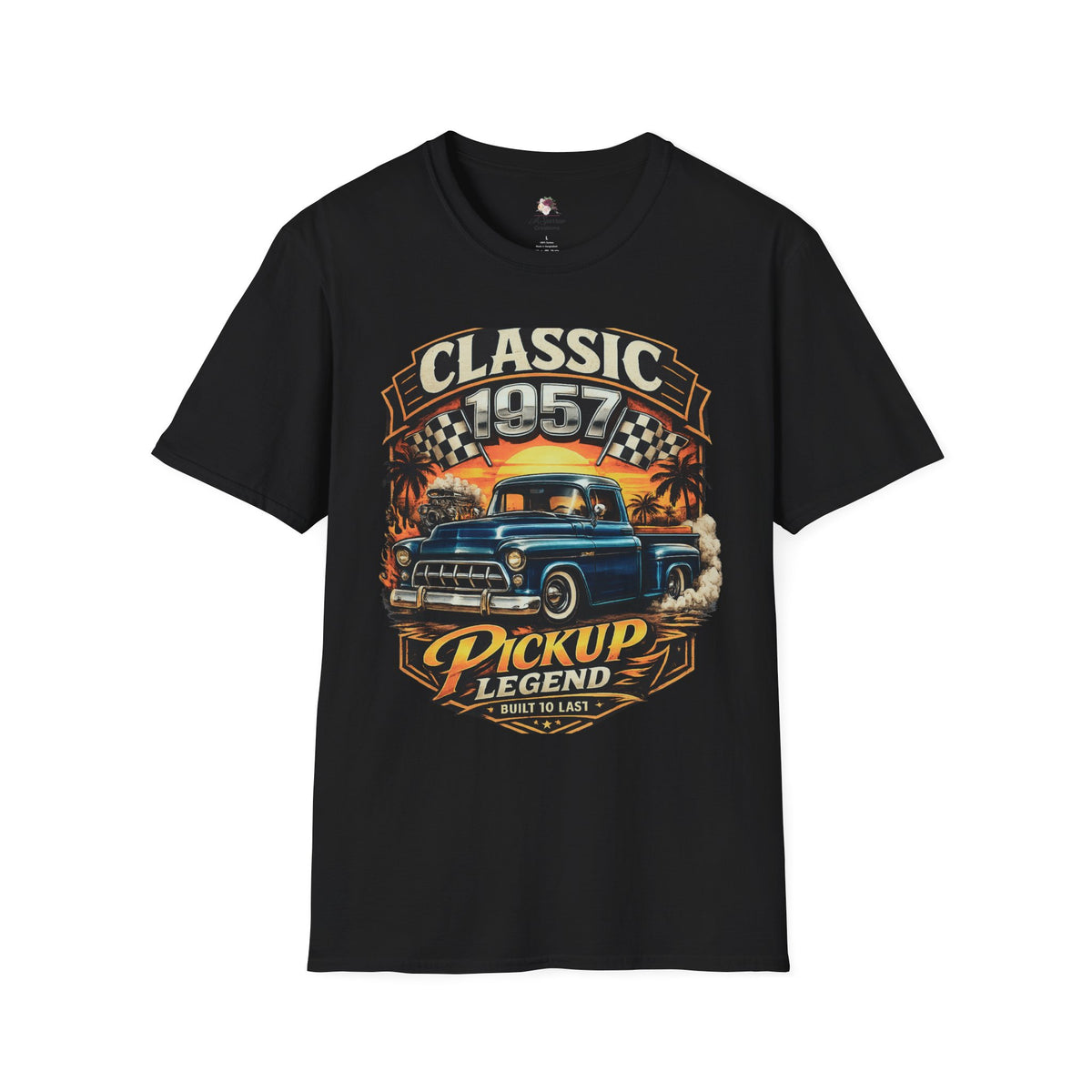 Classic 1957 Pickup Legend T-Shirt | Vintage Truck Shirt | Retro Car Tee | Classic Truck Lover Gift | Muscle Truck Graphic Tee Men