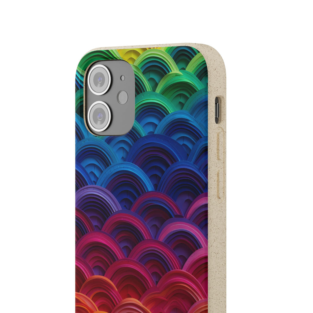 Rainbow Scales Phone Case | Biodegradable Case