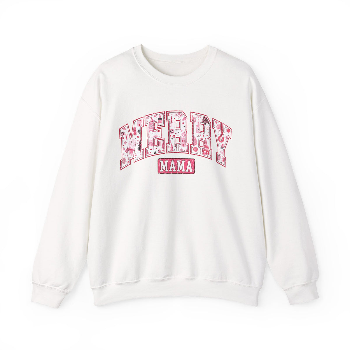 Merry Christmas Mama Sweatshirt | Holiday Mom Sweater