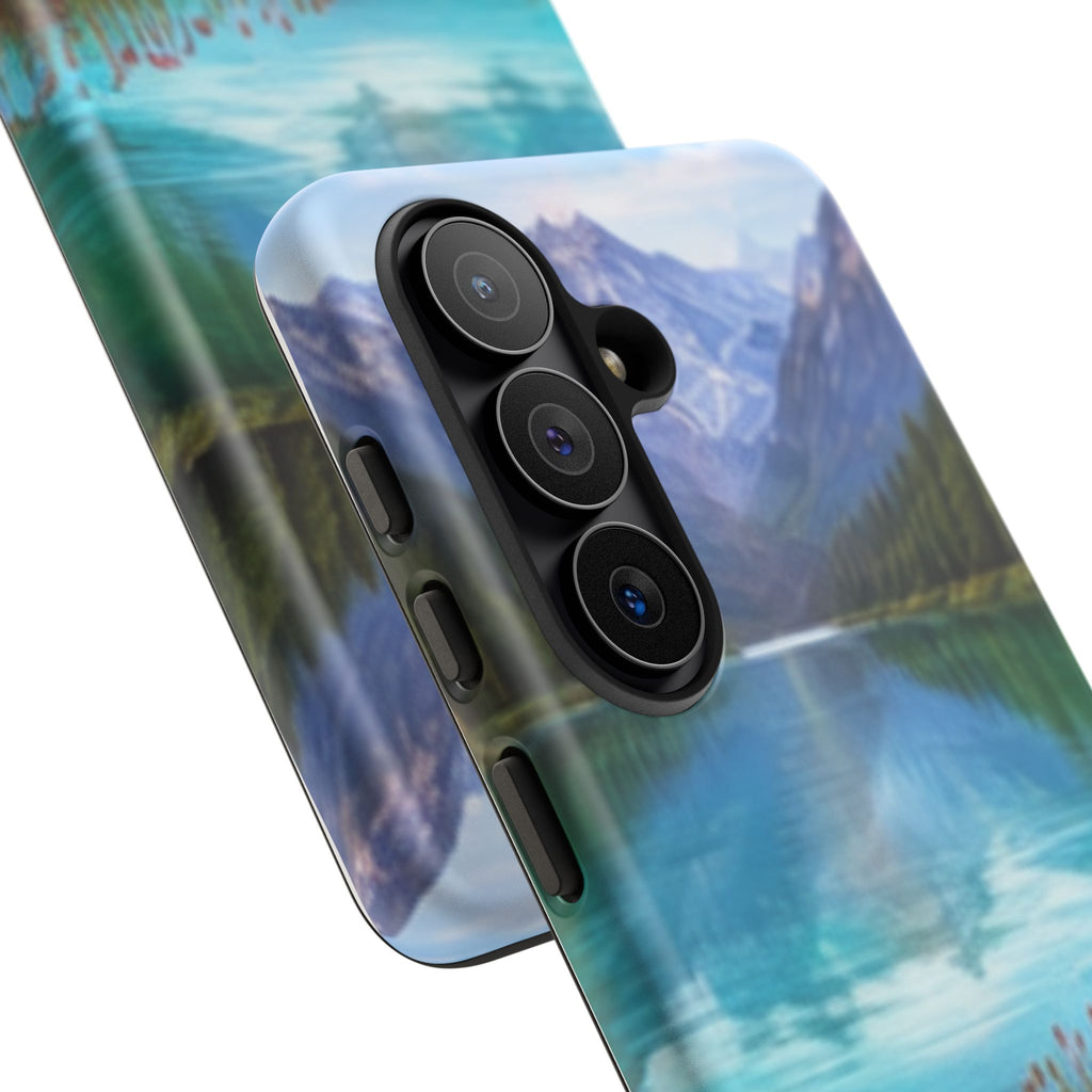 Mountain Lake Nature Landscape Phone Case | Scenic Mountain Phone Case