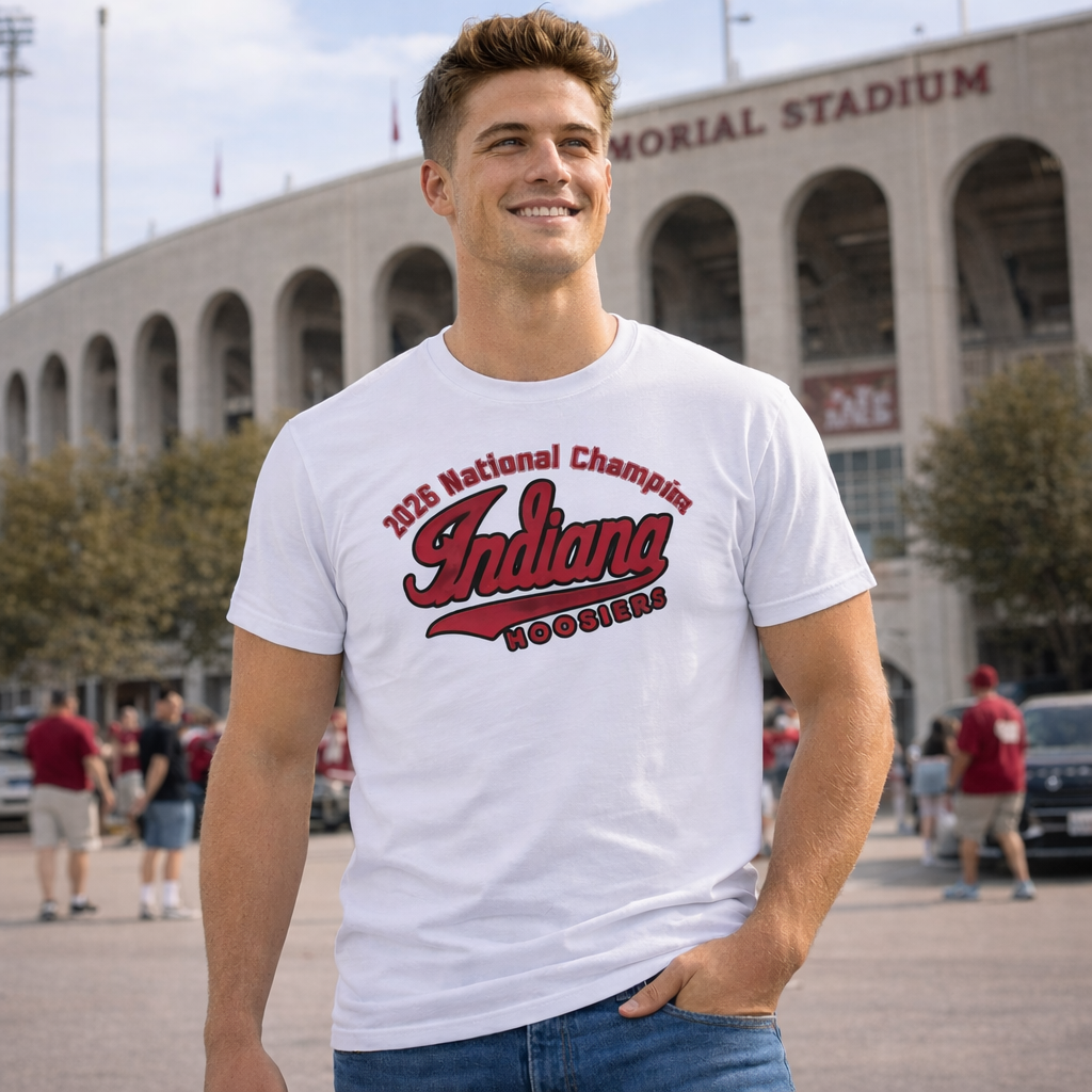 Indiana Hoosiers 2026 National Champions T-Shirt | IU Football Shirt | College Football Fan Tee | Hoosier Pride Game Day Shirt