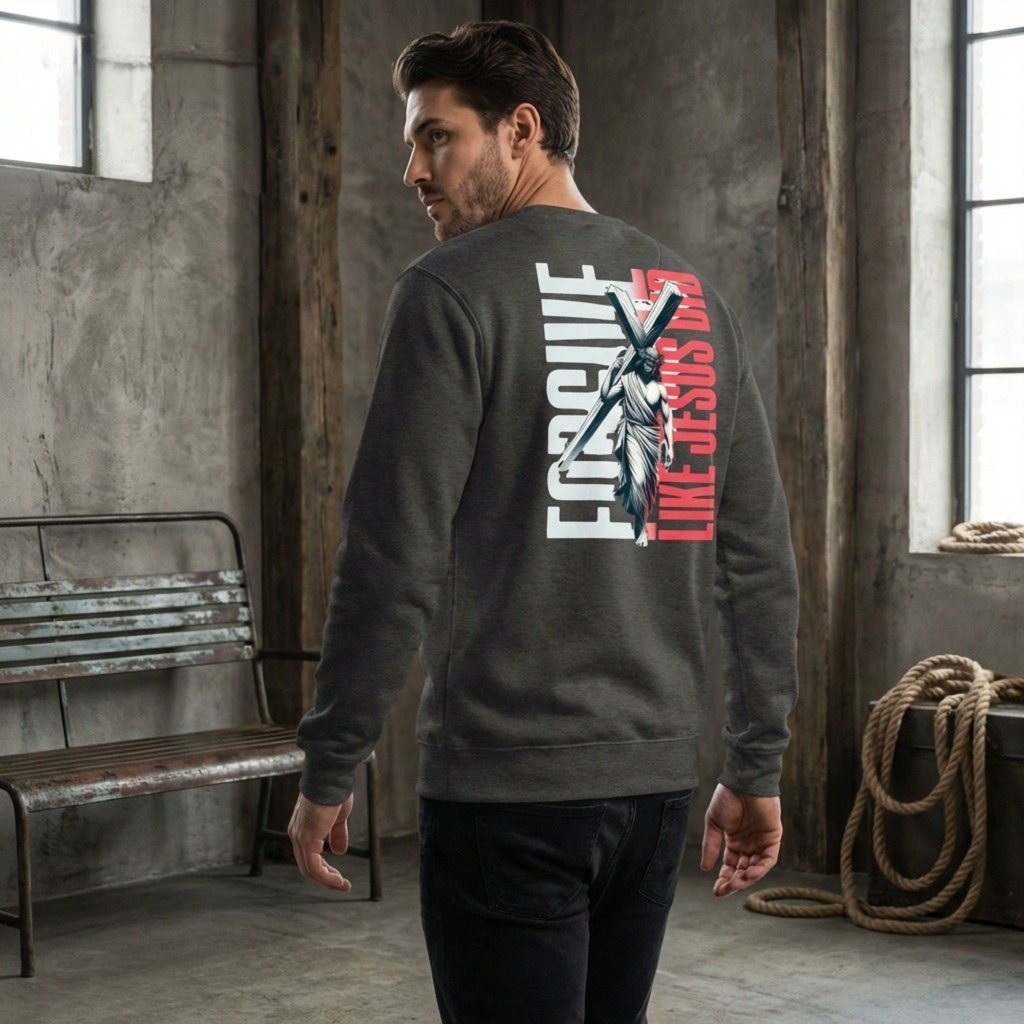 Forgive Like Jesus Hoodie | Christian Faith Quote | Religious Sweatshirt