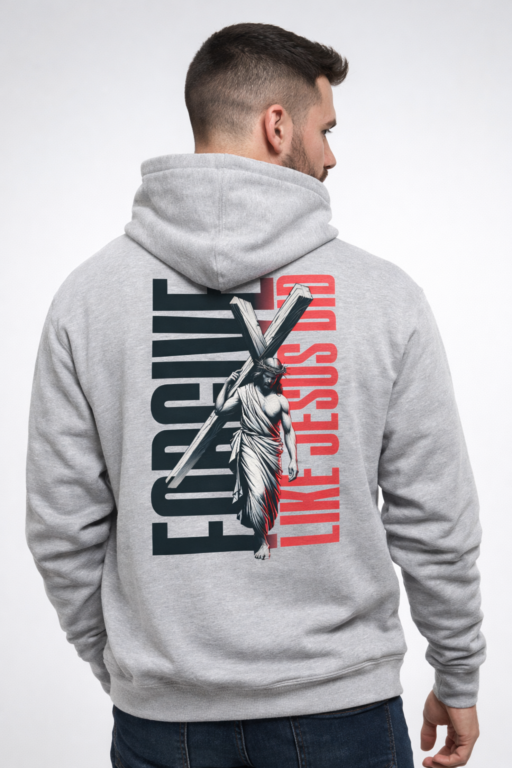 Forgive Like Jesus Hoodie | Christian Faith Quote | Religious Sweatshirt