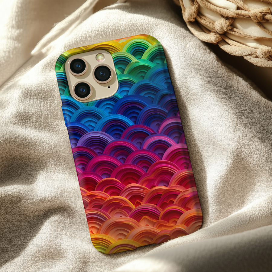 Rainbow Scales Phone Case | Biodegradable Case