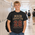 Varsity 26 Number Tee Vintage Athletic Jersey Style Shirt | Teen Retro Sports