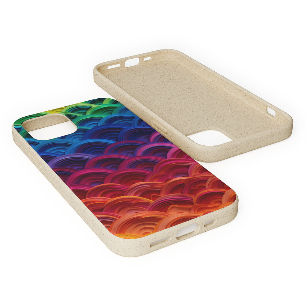 Rainbow Scales Phone Case | Biodegradable Case