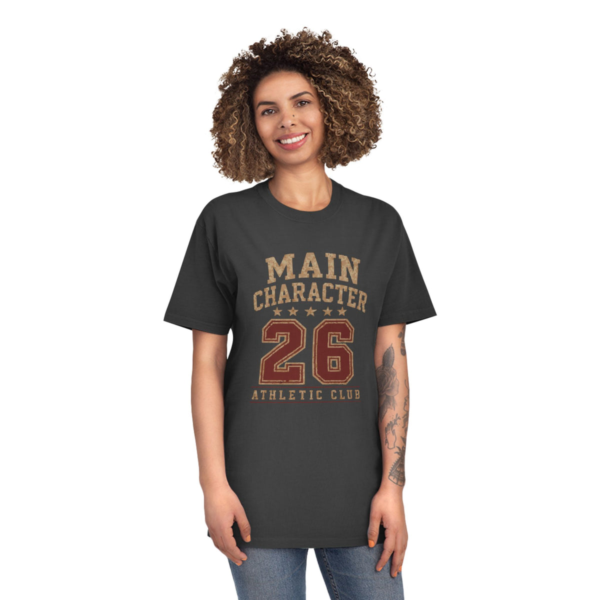 Varsity 26 Number Tee Vintage Athletic Jersey Style Shirt | Teen Retro Sports