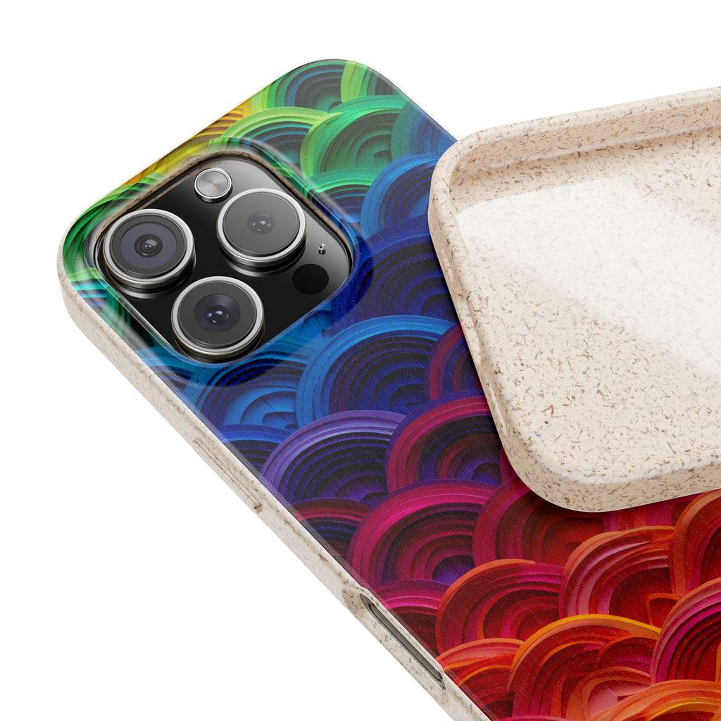 Rainbow Scales Phone Case | Biodegradable Case