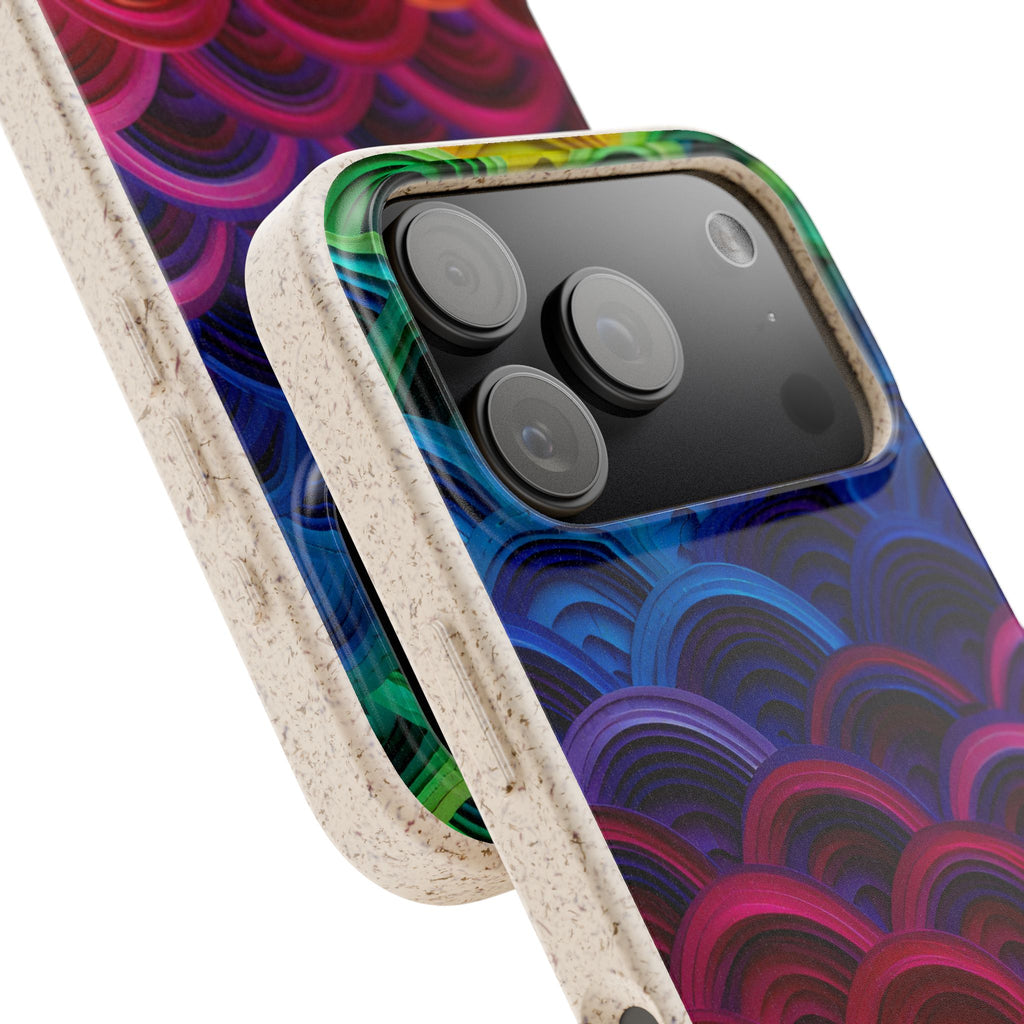 Rainbow Scales Phone Case | Biodegradable Case