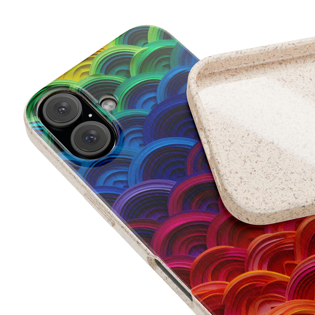 Rainbow Scales Phone Case | Biodegradable Case