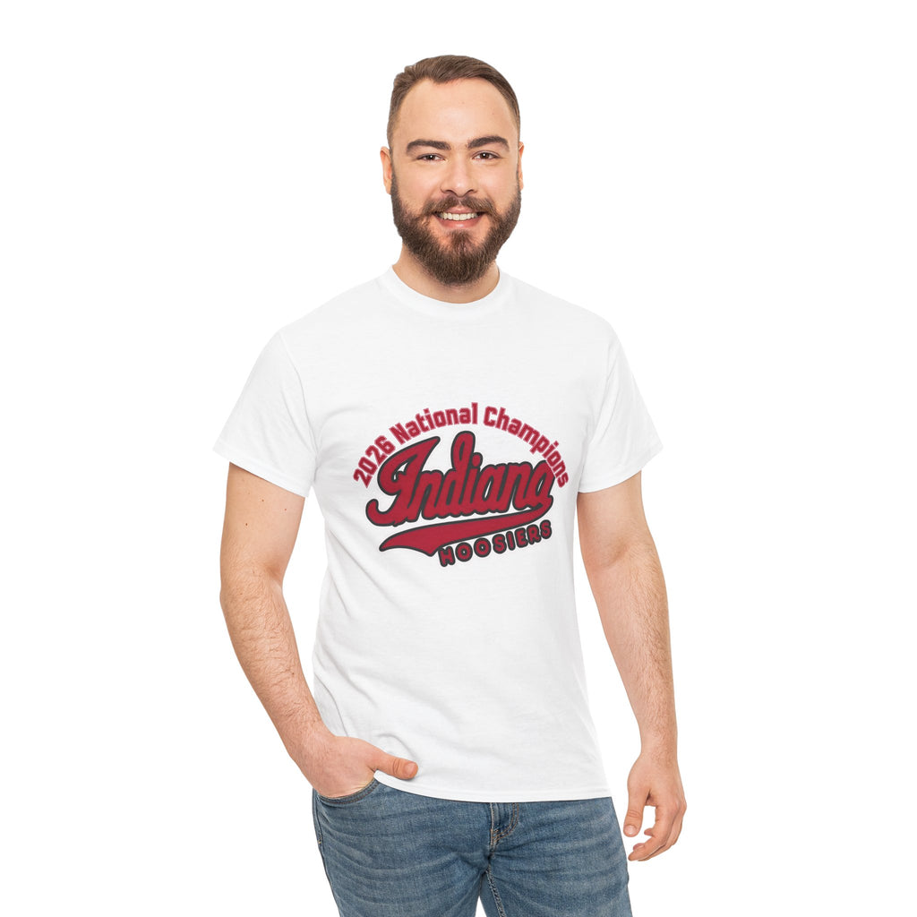 Indiana Hoosiers 2026 Championship T-shirt| IU FOOTBALL Dan Tee