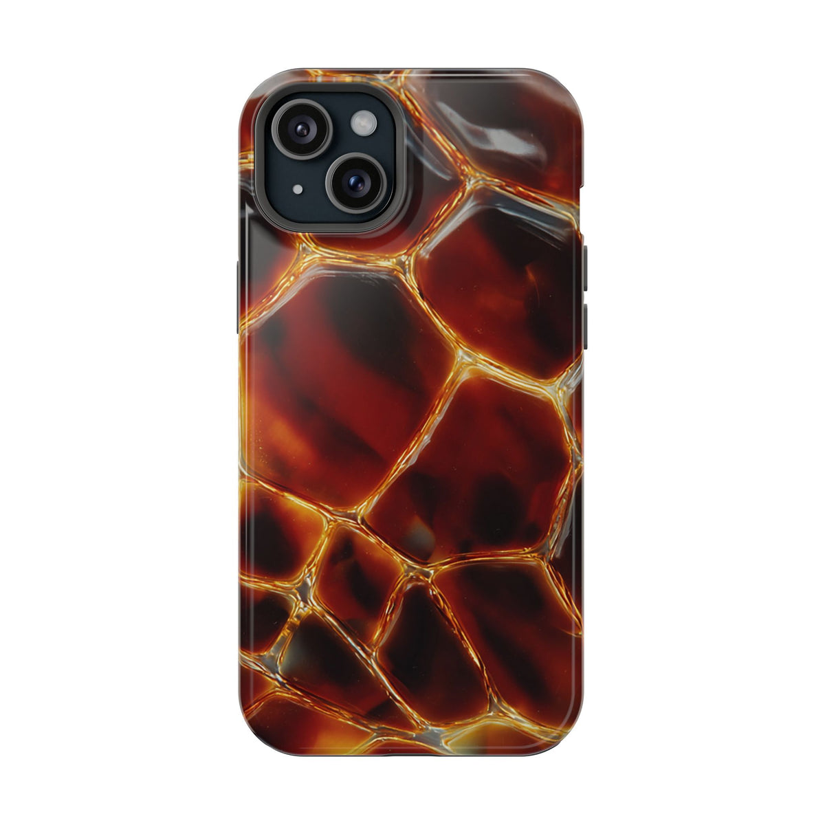 Molten Amber Tortoiseshell Phone Case | Impact-Resistant Case
