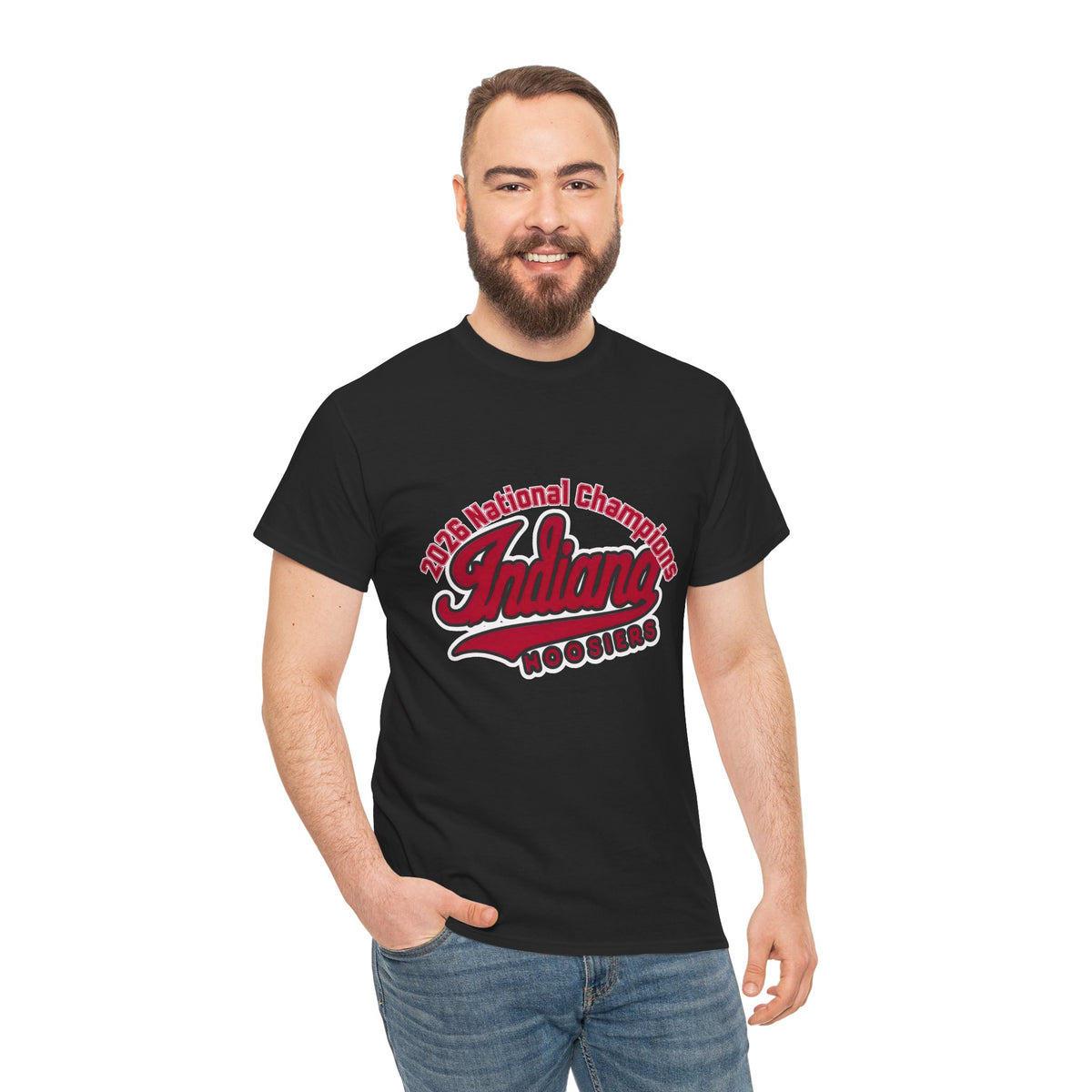 Indiana Hoosiers 2026 Championship T-shirt| IU FOOTBALL Dan Tee